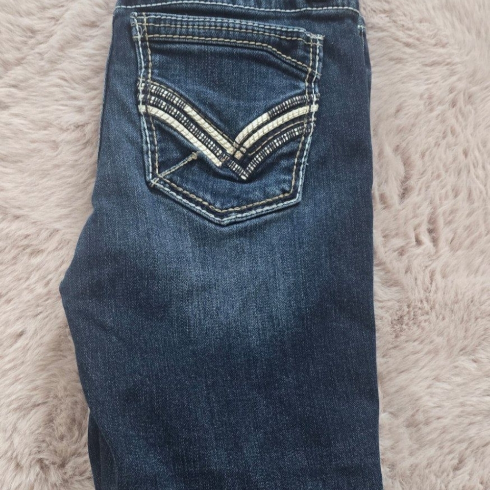 Buckle Kids Blue Jeans with Embellished Pocket